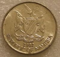 Лот: 9164407. Фото: 2. 5 центов 2002 Намибия. Монеты