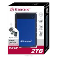 Лот: 11606079. Фото: 3. Transcend StoreJet 25H3 1TB, Blue... Компьютеры, оргтехника, канцтовары