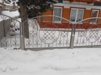 Лот: 3474213. Фото: 2. Забор кованый. Срубы и конструкции