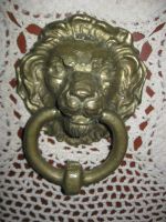 Лот: 5969984. Фото: 5. Голова льва с кольцом для стука...