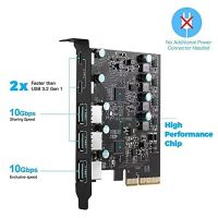 Лот: 19324858. Фото: 2. Карта расширения PCIe x4 на USB... Комплектующие