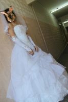 Лот: 5502180. Фото: 5. свадебное платье, фата, бижутерия...