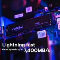 Лот: 24764219. Фото: 2. SSD диск Crucial 2TB T500 PCIe... Комплектующие