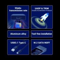 Лот: 23307007. Фото: 3. Корпус для SSD M2 SATA(NGFF) накопителя... Компьютеры, оргтехника, канцтовары