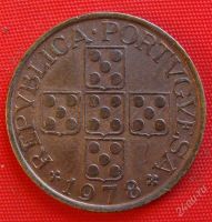 Лот: 1581762. Фото: 2. (№573-2/LF) 50 сентаво 1978 (Португалия... Монеты
