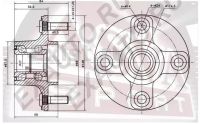 Лот: 4738280. Фото: 5. Ступица задняя Nissan Almera Classic...