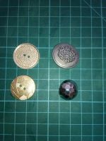 Лот: 12595433. Фото: 2. Большие метал.пуговицы. Вязание, шитье