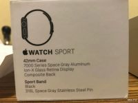 Лот: 9864668. Фото: 3. Apple Watch Sport 42 mm space... Красноярск
