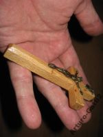 Лот: 6042165. Фото: 6. Настенное Распятие дерево бронза...