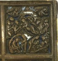 Лот: 16924672. Фото: 4. Икона литая Праздники .* 19 век... Красноярск