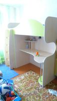 Лот: 4176207. Фото: 2. Детский комплекс кровать+шкаф... Детская мебель