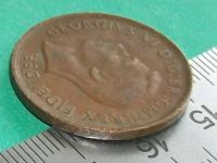 Лот: 11442916. Фото: 3. Монета 1,2 пенни Австралия 1951... Коллекционирование, моделизм