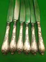 Лот: 17552001. Фото: 2. Ножи СССР мельхиор мнц 21см. Антиквариат