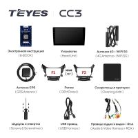 Лот: 21426478. Фото: 5. Штатная магнитола Teyes CC3 4...