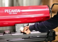 Лот: 10396306. Фото: 2. Тепловая пушка Ресанта ТДП-30000... Тепловое оборудование, климат