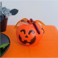 Лот: 14625892. Фото: 3. Тыква конфетница, 11*11*9см, на... Домашний быт