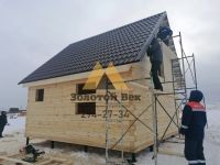 Лот: 17670793. Фото: 5. Дом 6х6 из бруса 150х150 на свайном...