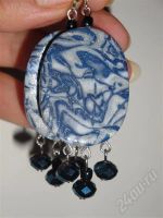 Лот: 676100. Фото: 2. Изделия из полимерной глины серьги... Ювелирные изделия, бижутерия, часы