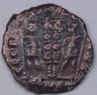 Лот: 1223159. Фото: 2. Древний Рим. Денарий. 4-й век... Монеты