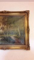 Лот: 11291062. Фото: 5. Антикварная картина "Der Wald...