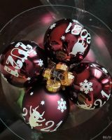 Лот: 15073721. Фото: 2. Ёлочные Именные новогодние шарики... Новый год!