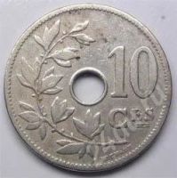 Лот: 216475. Фото: 2. Бельгия. 10 сантим 1904г. (1-1... Монеты