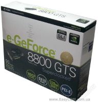 Лот: 58012. Фото: 2. Видеоплата EVGA GeForce 8800 GTS...