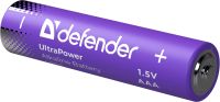 Лот: 25819941. Фото: 3. Батарейка LR03 Defender UltraPower... Бытовая техника