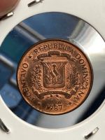 Лот: 19458577. Фото: 2. Доминикана 1 сентаво, 1987. Монеты