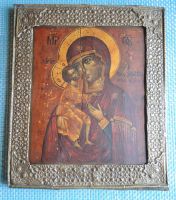 Лот: 25508288. Фото: 2. старинная икона Федоровская Богоматерь... Живопись, скульптура, фото