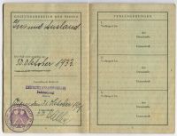 Лот: 9268673. Фото: 4. загран. паспорт deutsches reich... Красноярск