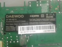 Лот: 23459655. Фото: 3. MAIN MSD3663-T5C1,TV Daewoo L32V690VKE. Бытовая техника