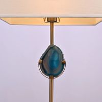Лот: 21372823. Фото: 6. Настольная Лампа Blue Agate Table...