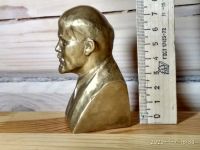 Лот: 15301485. Фото: 2. Бюст Ленина, латунь, МЗХЛ. Скульптор... Антиквариат