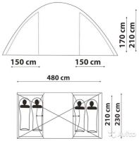 Лот: 14941003. Фото: 2. Палатка Canadian Camper Sana 4... Туризм