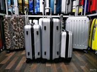 Лот: 14231576. Фото: 4. Чемодан Большой "Krabi" Серебристый... Красноярск
