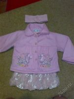 Лот: 1589822. Фото: 2. Трикотажная курточка и платье... Одежда и аксессуары