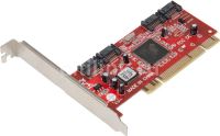 Лот: 5473736. Фото: 2. Контроллер PCI SATA 4-port +RAID... Комплектующие