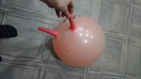 Лот: 16700428. Фото: 2. Мячик с рогами 35 см. Спортивные товары