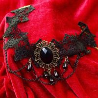 Лот: 11691132. Фото: 2. Чокер ожерелье винтажный кружевной... Ювелирные изделия, бижутерия, часы