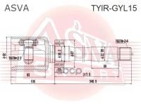 Лот: 24754084. Фото: 2. Шрус Внутренний Правый 27X36x24... Красноярск