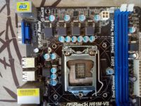Лот: 17303949. Фото: 2. ASRock H61M-VS + 2GB DDR3. Комплектующие
