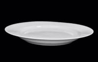Лот: 19542191. Фото: 2. Тарелка фарфоровая, плоская белая... Посуда, кухонная утварь
