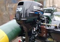 Лот: 25650233. Фото: 2. 2х-тактный лодочный мотор SUZUKI... Водный транспорт