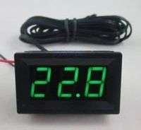 Лот: 10187423. Фото: 4. LED Цифровой термометр 12V с внешним... Красноярск