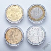 Лот: 5319944. Фото: 3. Капсулы для монет диаметром d... Коллекционирование, моделизм