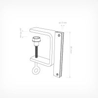 Лот: 21359271. Фото: 2. Струбцина с вертикальным П-держателем... Оборудование