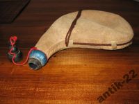 Лот: 6278241. Фото: 5. Фляга мягкая кожа 1950 -е гг Европа