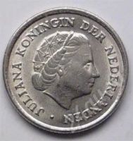 Лот: 200286. Фото: 2. Нидерланды. 10 цент 1964г. Монеты