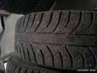 Лот: 6274377. Фото: 5. 3 шт. зимние шипованные шины Bridgestone...